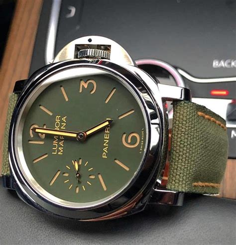 canvas strap panerai